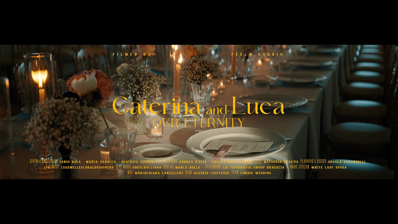 Our Eternity - Caterina | Luca - Wedding Film - Shot on FX3 / Sirui Saturn