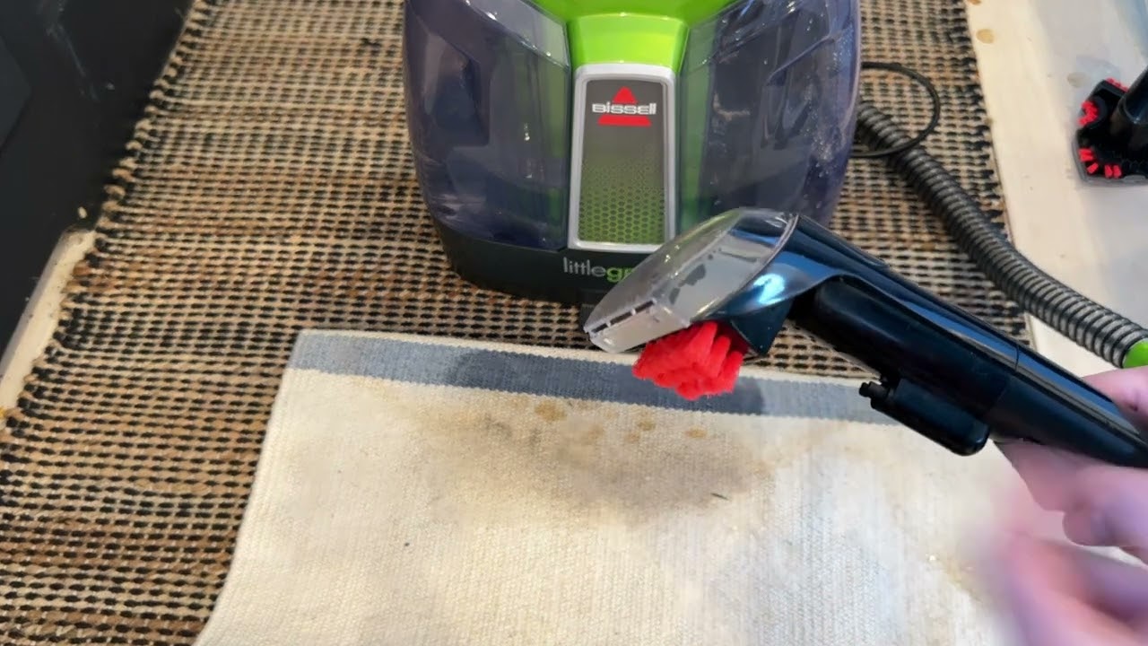 How To Use The Bissell Little Green ProHeat Spot Cleaner