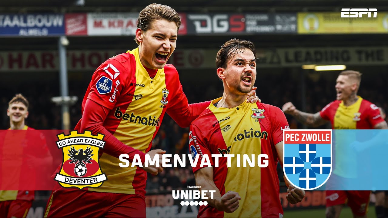 👏 Wat een ONTKNOPING van de IJSSELDERBY 🔥 | Samenvatting Go Ahead Eagles - PEC Zwolle