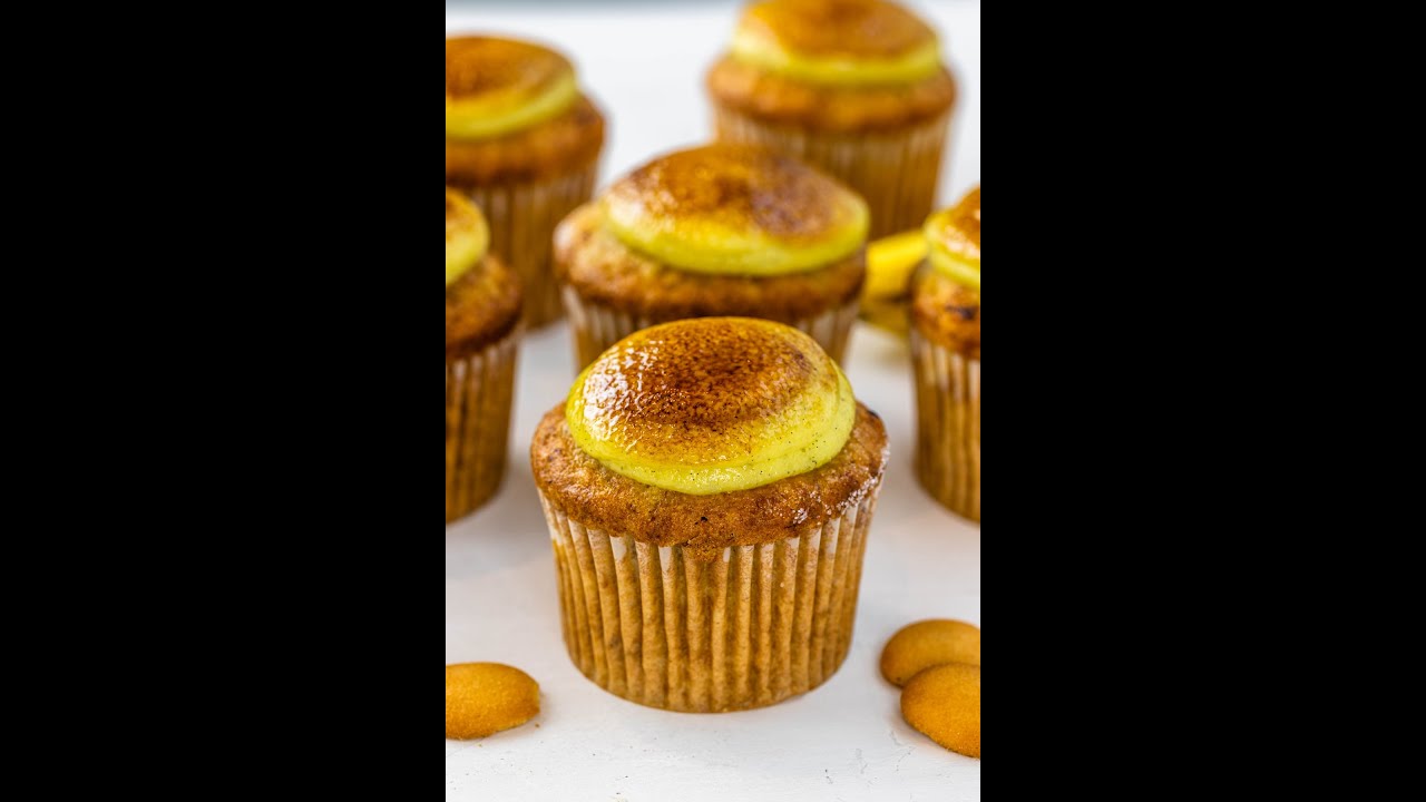 Banana Creme Brûlée Cupcake Recipe