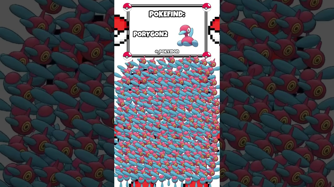 You Have 10 Seconds To Find The Hidden Porygon2!
