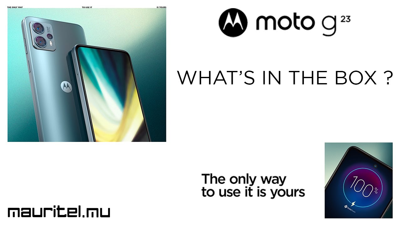 UNBOXING MOTOROLA G23