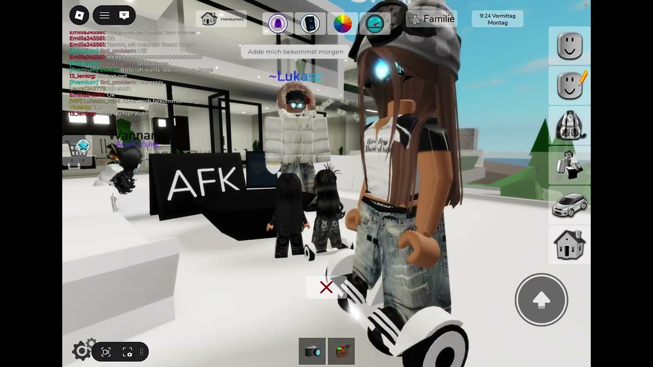 #Roblox #brookhaven 💜💙🩵 Mein erstes Brookhaven Video ❤️💙🩵