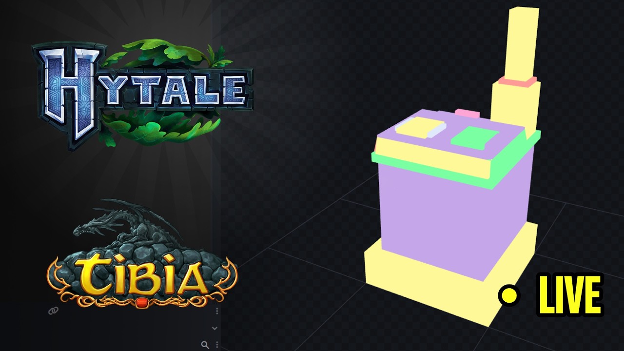 Hytale Criativo - Projeto Hytibia - Recriando Tibia no Hytale! Ep.29 - Rookgaard