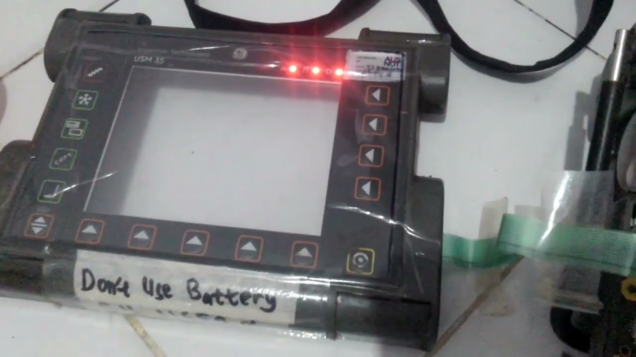 Service Ganti Polarizer LCD USM 35 Ultrasonic Flaw Detector