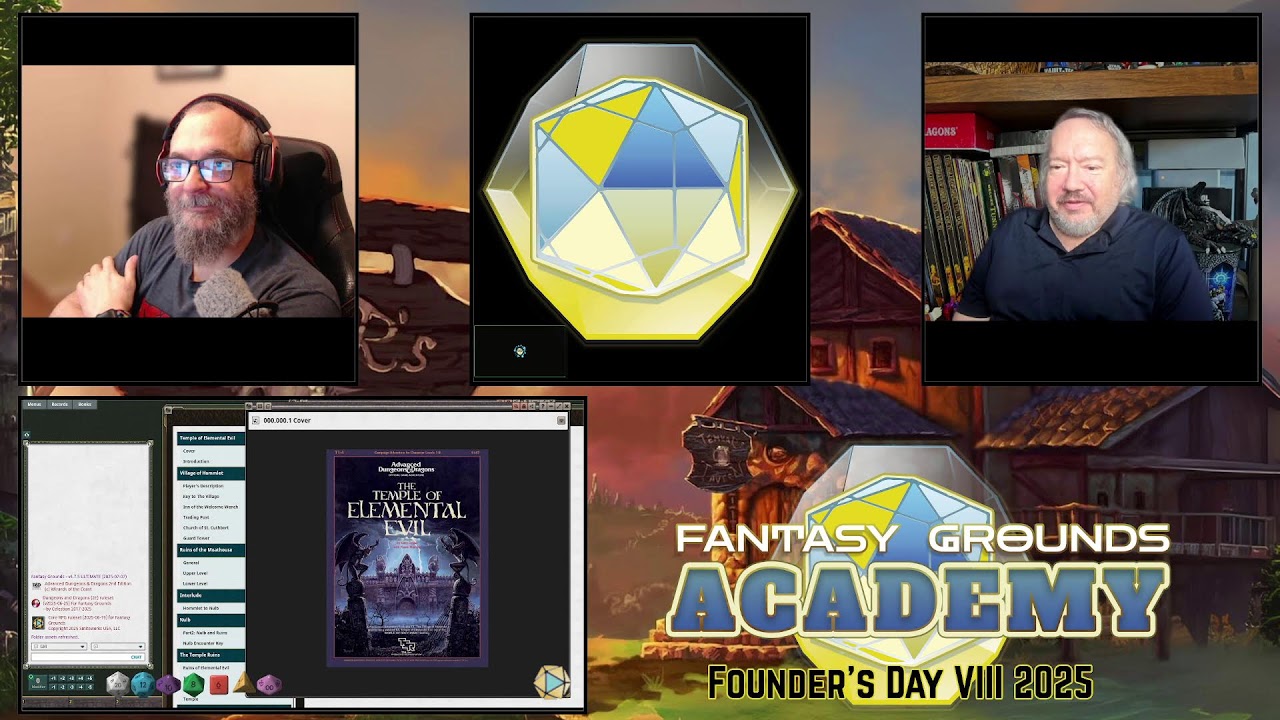 Founder's Day Weekend VIII & Guests Erik Tenkar & AD&D Mike| All Rule Set|  FG Unity v4.7.5