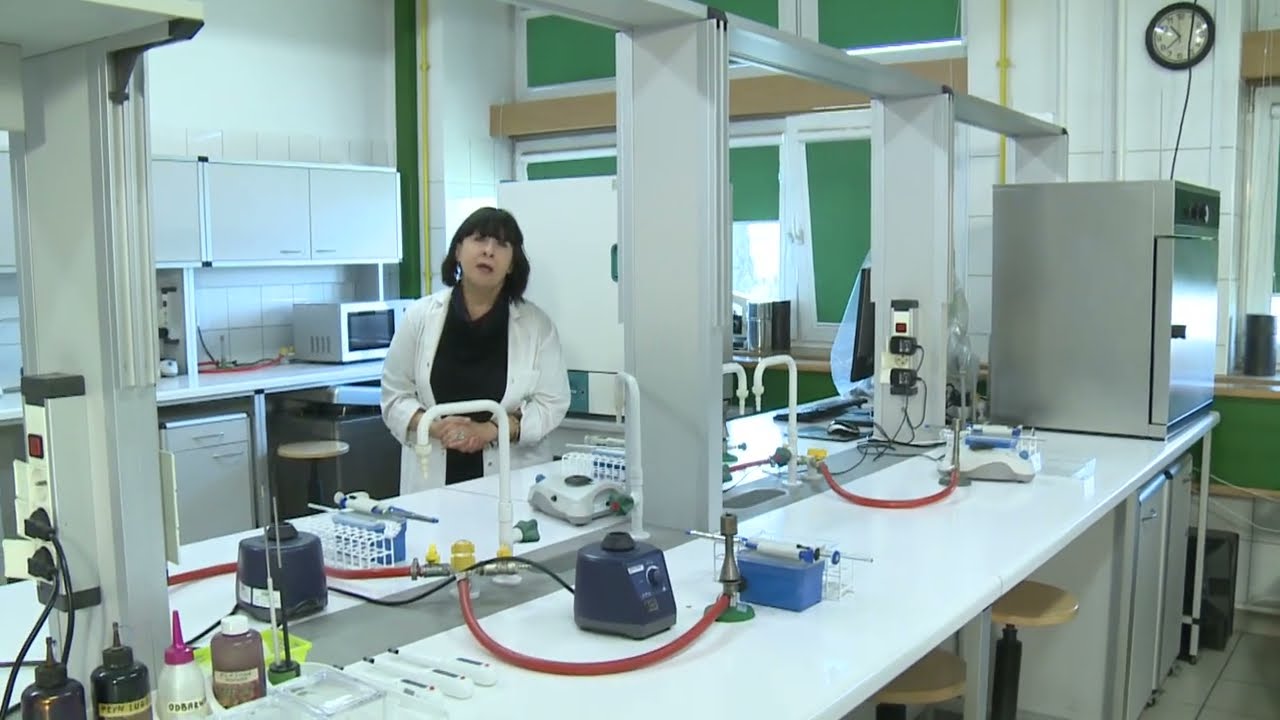 Laboratorium mikrobiologiczne Instytutu Nauk o Żywieniu Człowieka, dr Małgorzata Jałosińska