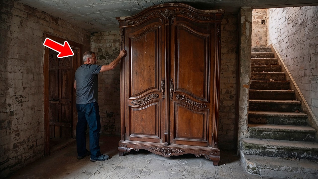 Everyone laughed when he inherited an old wardrobe — until they saw what was inside