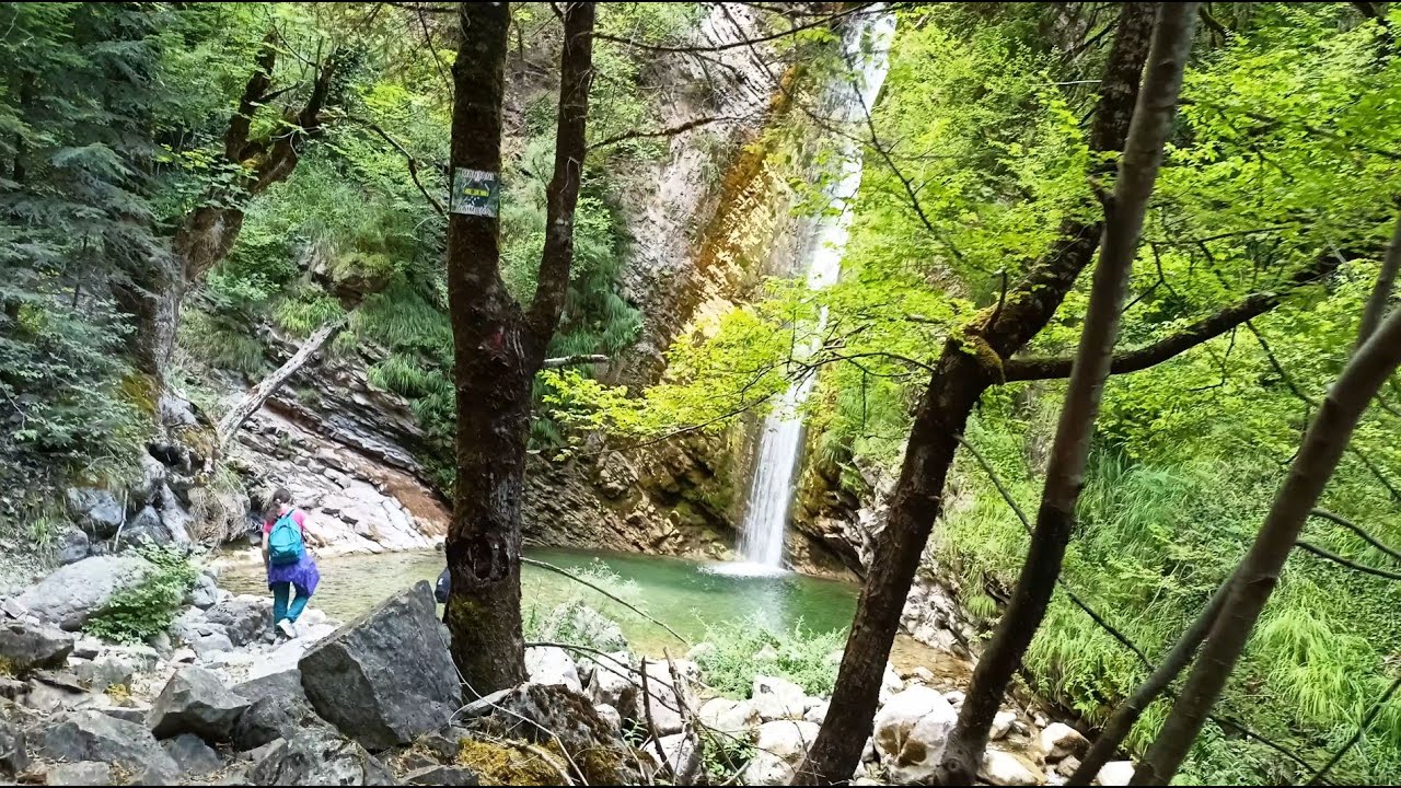 Καταράκτης Τζούρτζιας Αγία Παρασκευή Τζουμέρκα  (Μαντάνι του Διαόλου)