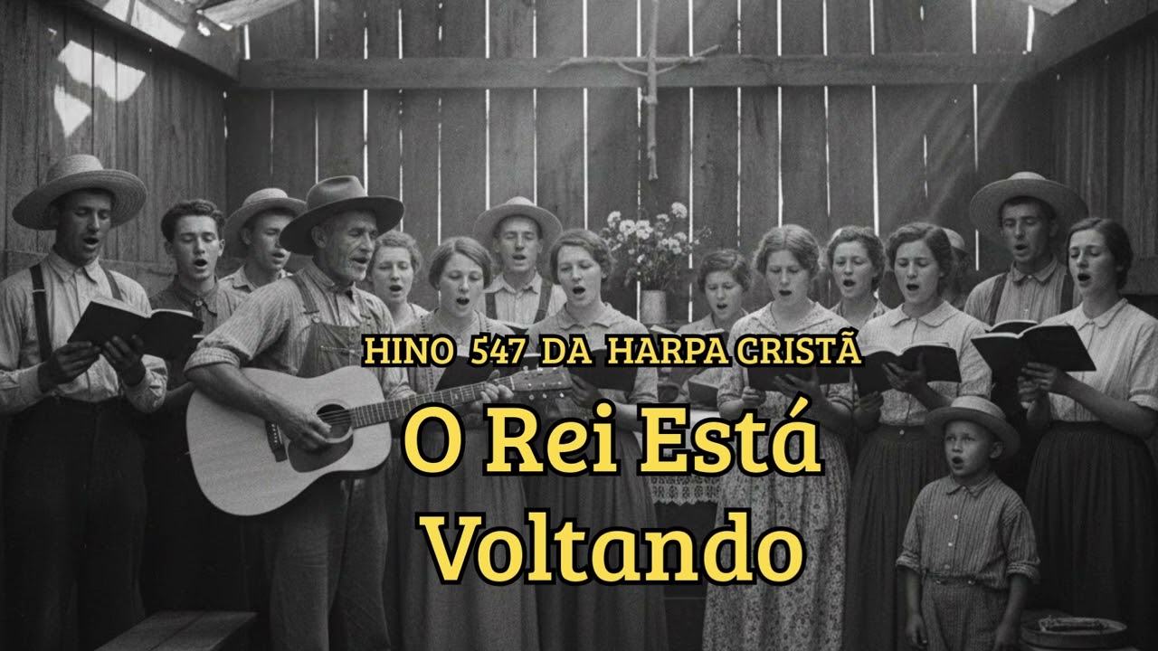 hino 547 da harpa Cristã - O Rei Está Voltando
