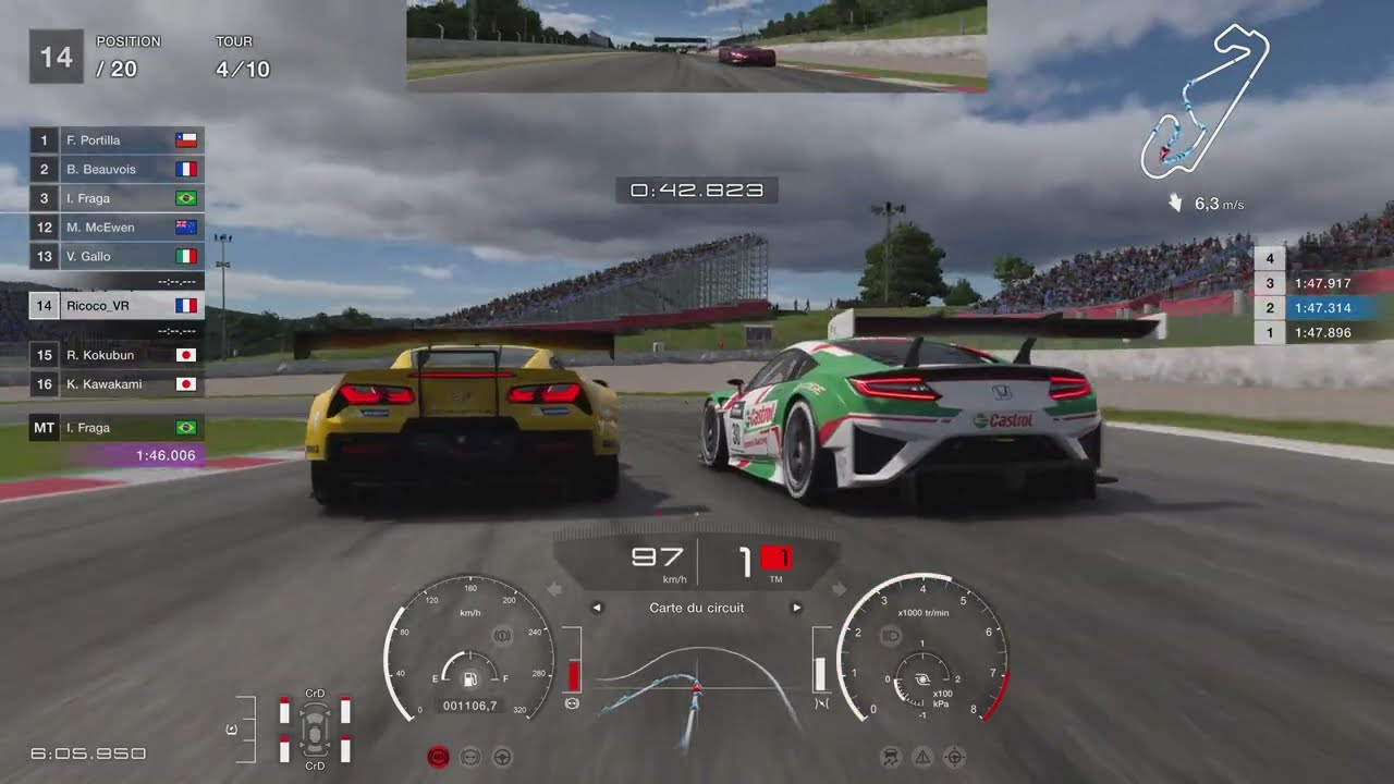 PS5 Pro GT7   Barcelona 800PP - Drive cam and TV cam
