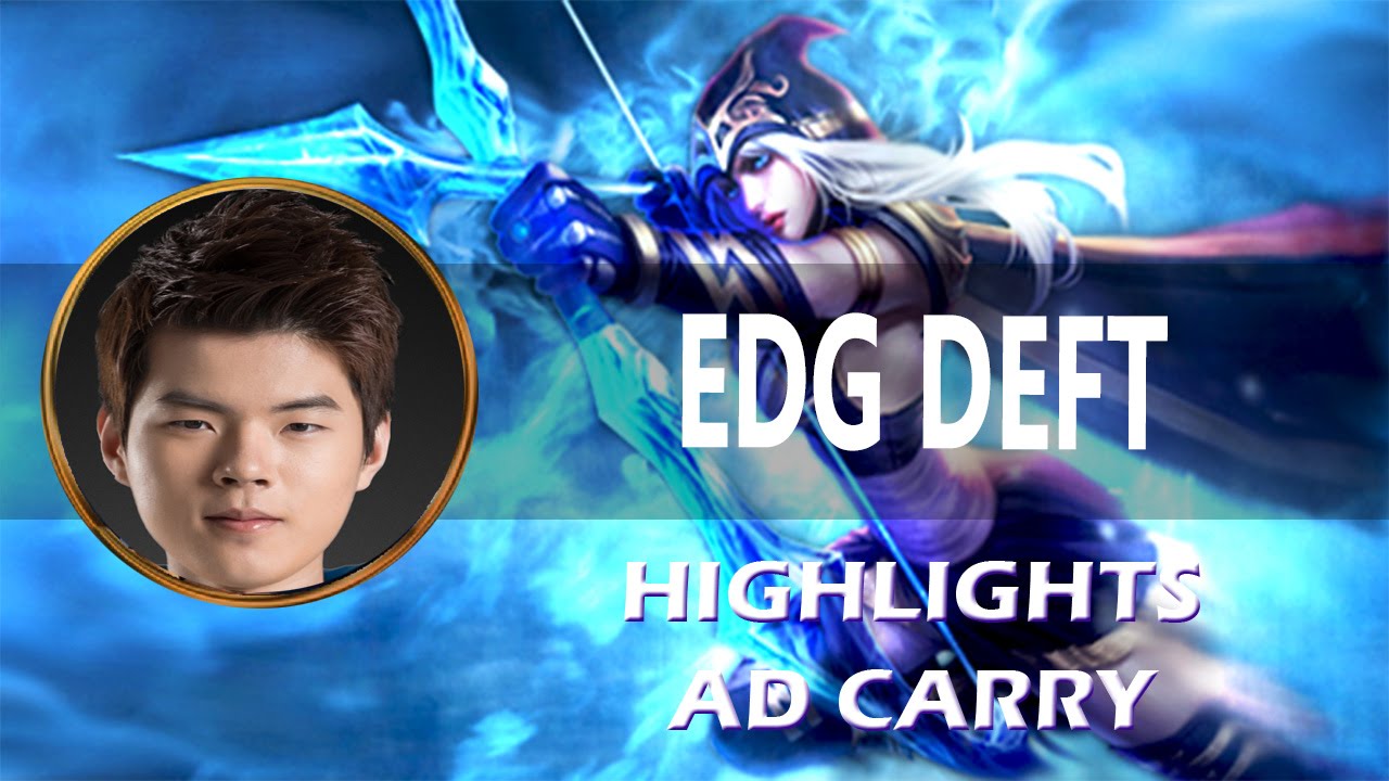 EDG Deft  Ashe vs Caitlyn  C9 Sneaky Highlights SoloQ Ranked Challenge