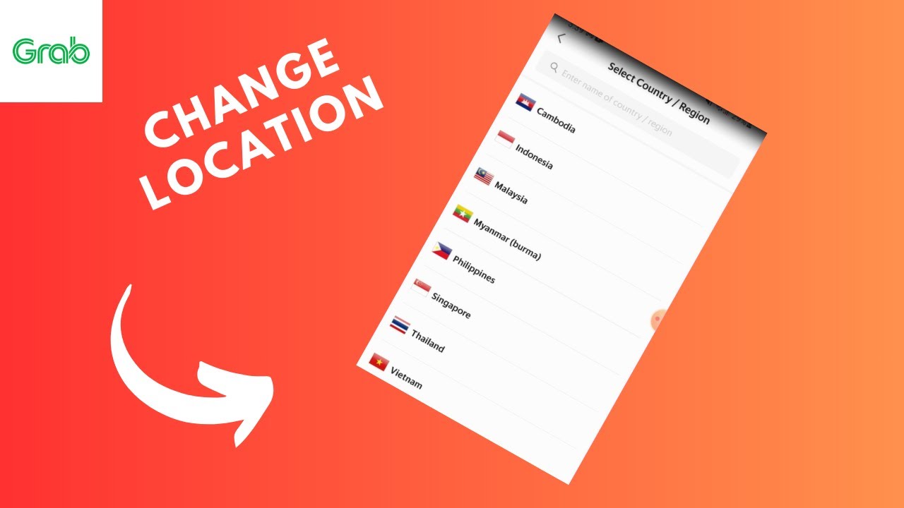 how to change location in grab