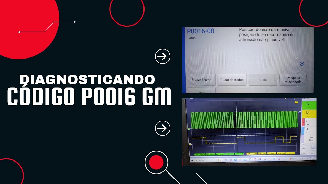 Diagnosticando ponto do motor do Onix GM P0016.