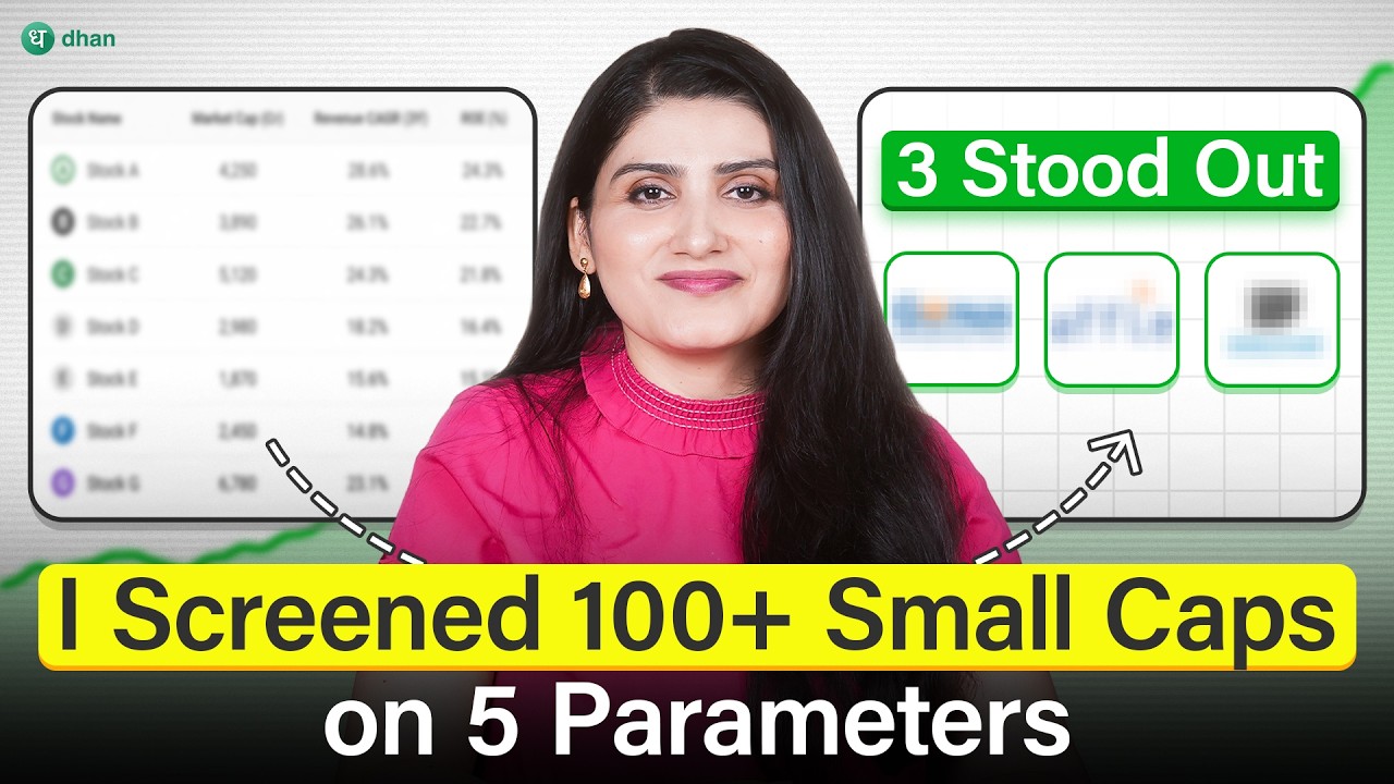 I Screened 100+ Small Cap Stocks on 5 Parameters | Only 3 Stood Out