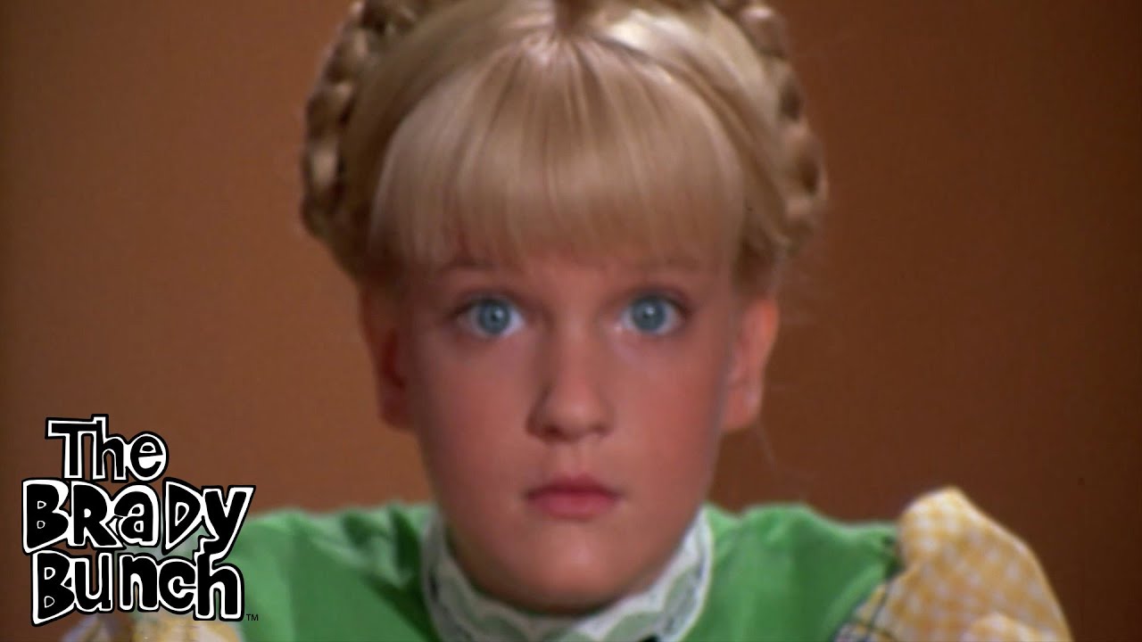Cindy Brady Freezes on Live Television