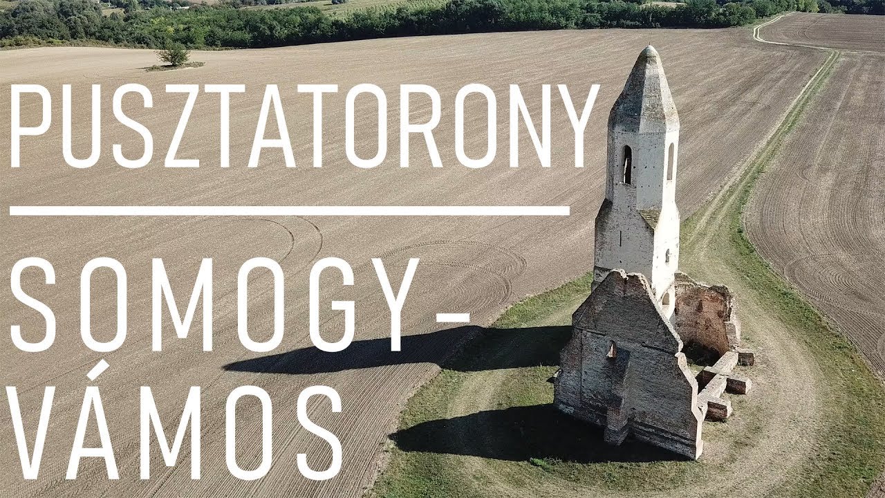 Pusztatorony a magasból (Somogyvámos, drónfelvételek, légifelvételek)