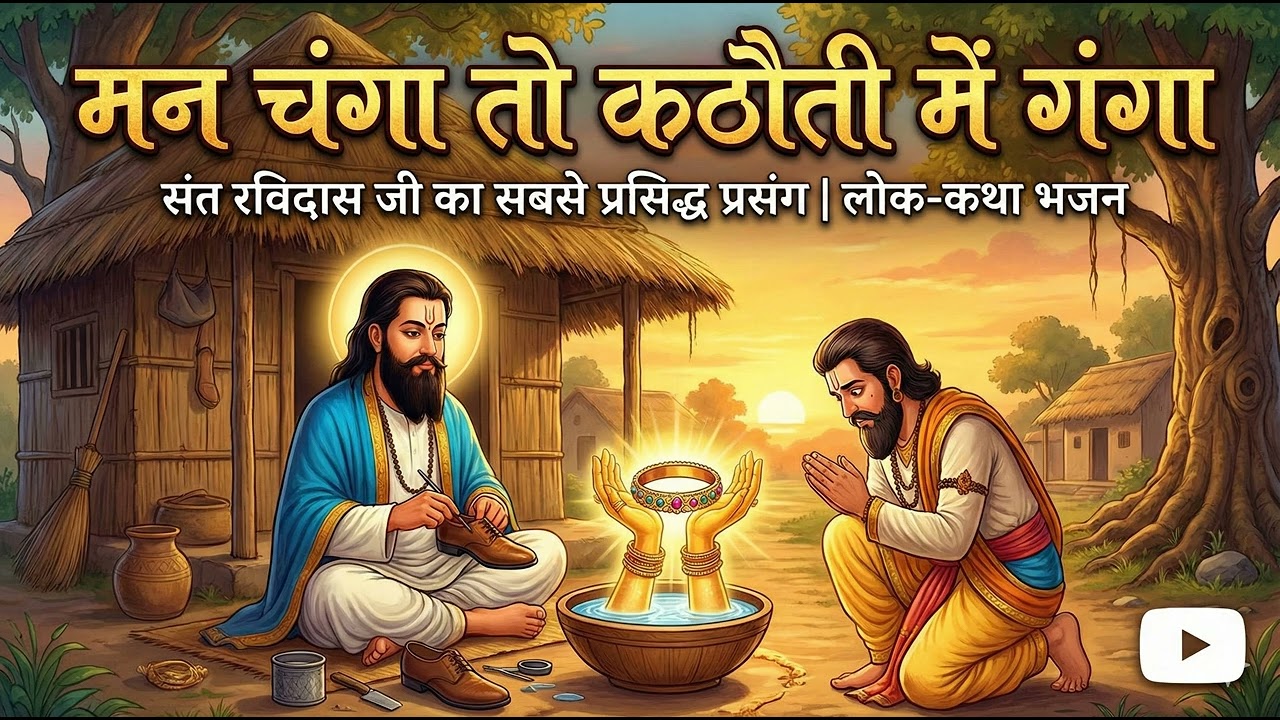 मन चंगा तो कठौती में गंगा | Sant Ravidas Ji Ka Sabse Prasiddh Bhajan | New Katha Song