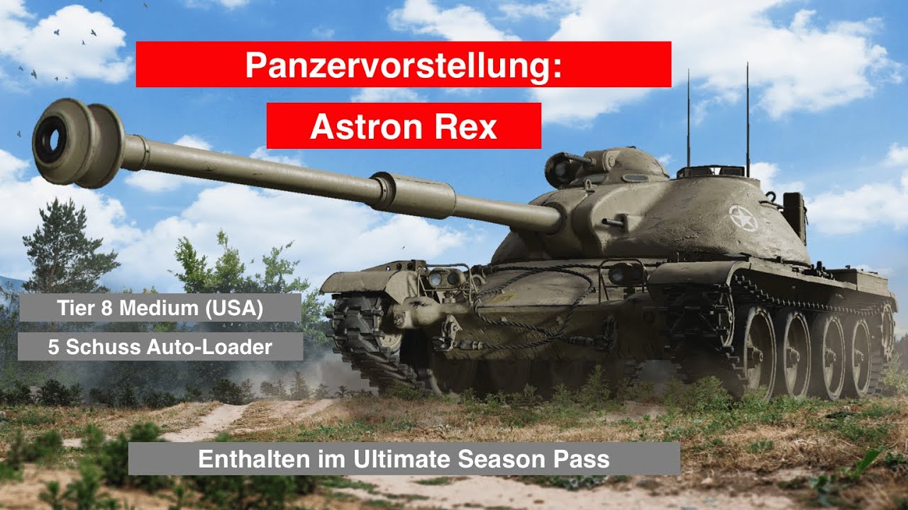 WOT Console / Panzervorstellung / Astron Rex / Tier 8 Medium USA
