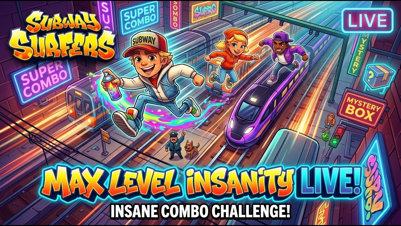 🔥 Non-stop High Score Grind | Subway Surfers Live  #subwaysurfers #live
