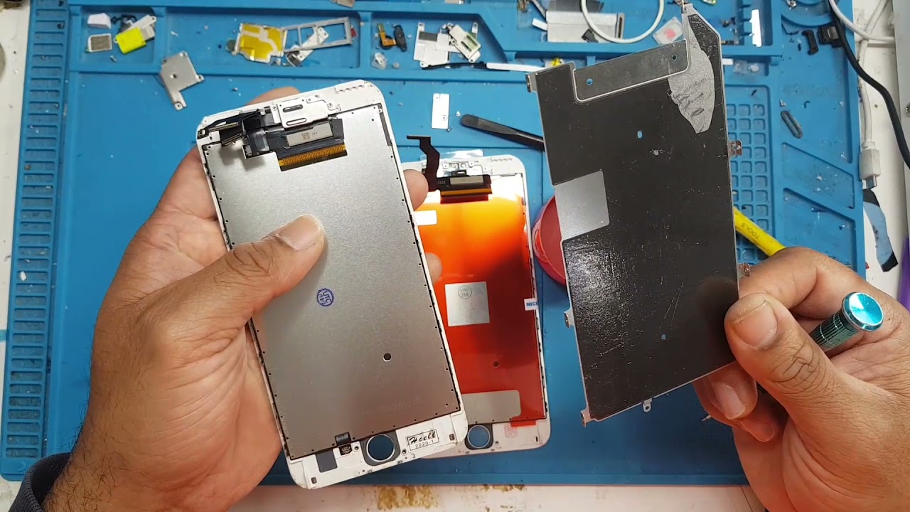 COMO TROCAR A TELA FRONTAL IPHONE 6S PLUS mod A1687