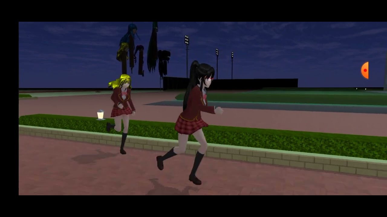 hanging balloons in SakuraSchool simulator