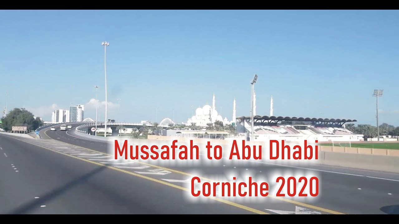 Mussafah to Abu Dhabi Corniche 2021