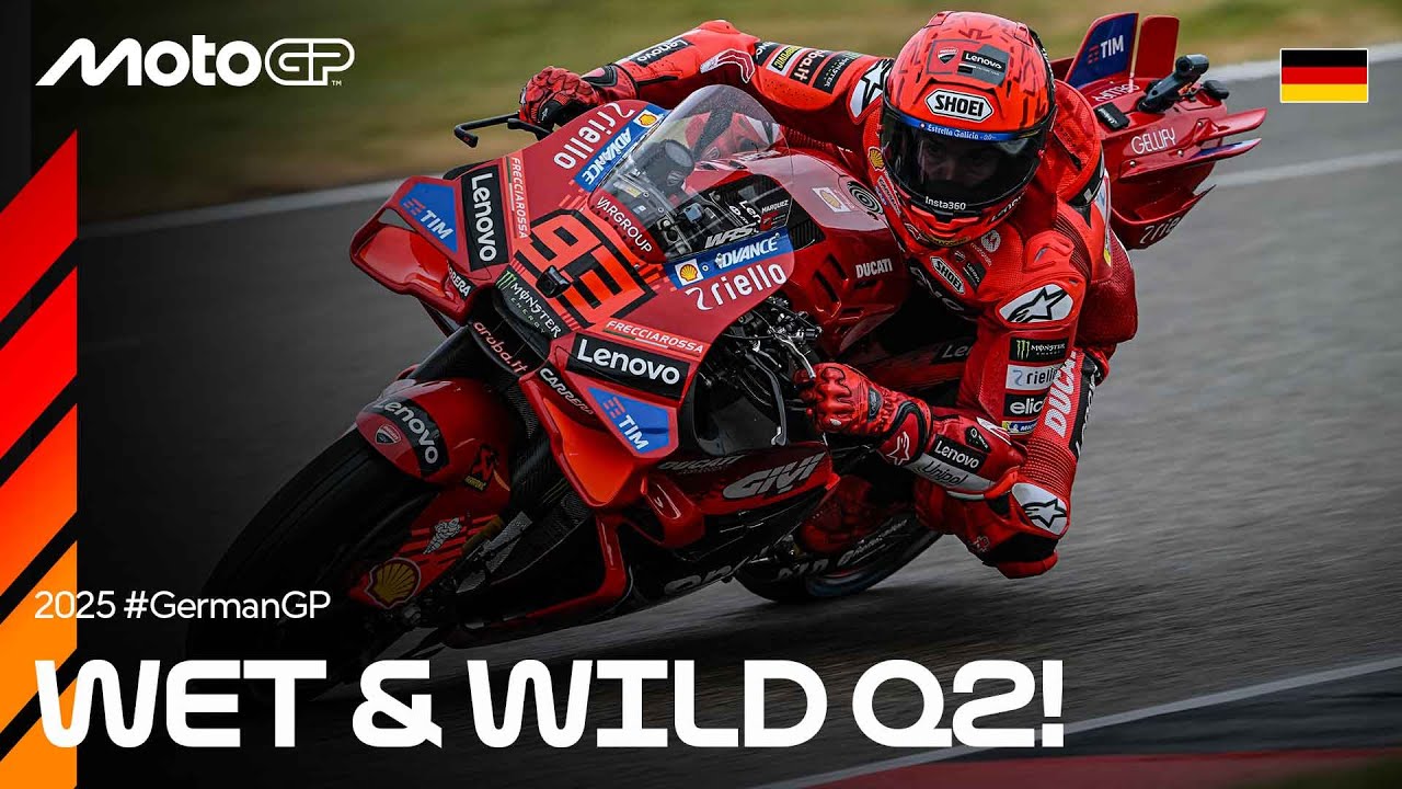 The wild last 5 minutes of MotoGP Q2 🤪 | 2025 German GP