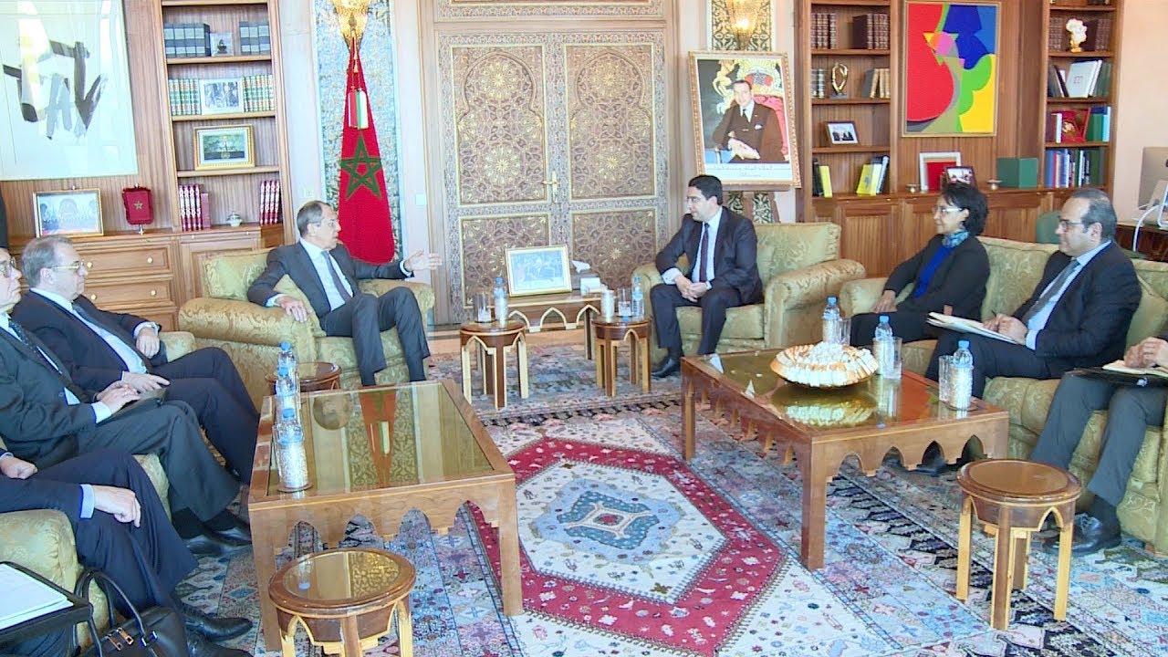 ناصر بوريطة يجري مباحثات مع نظيره الروسي