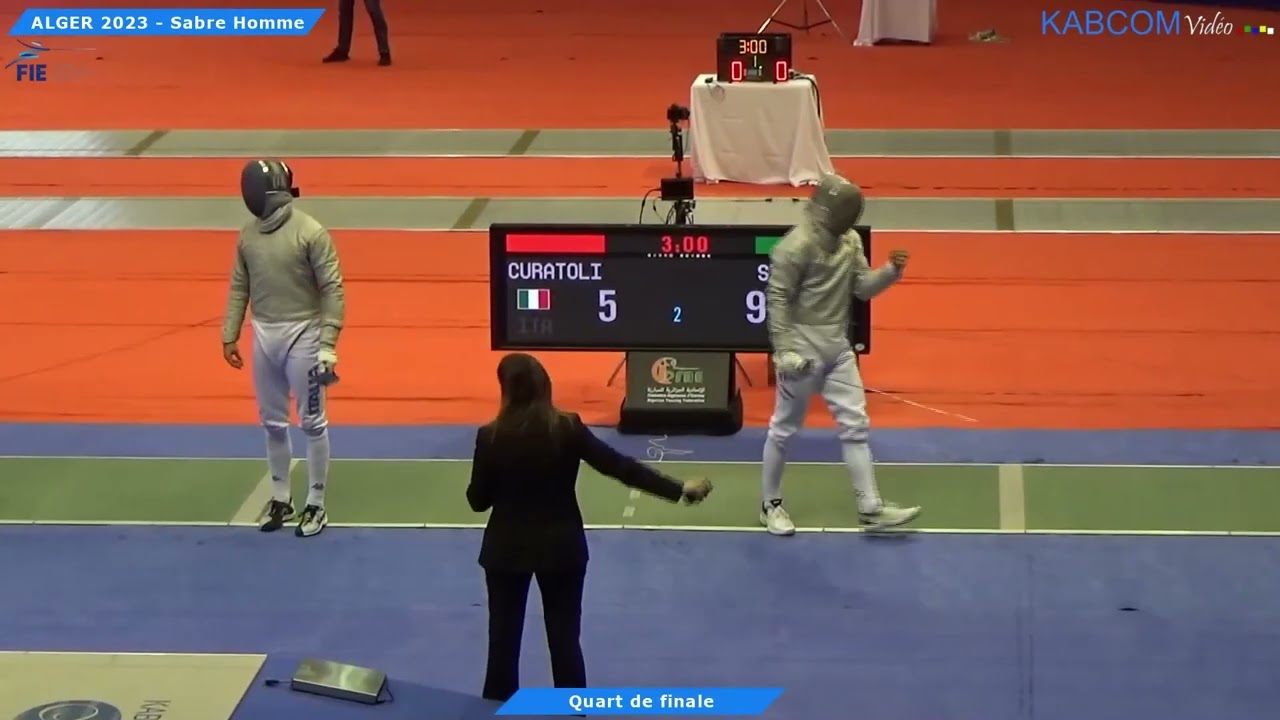 Algiers World Cup 2023 SMS - L8 - Luca Curatoli ITA v Aron Szilagyi HUN