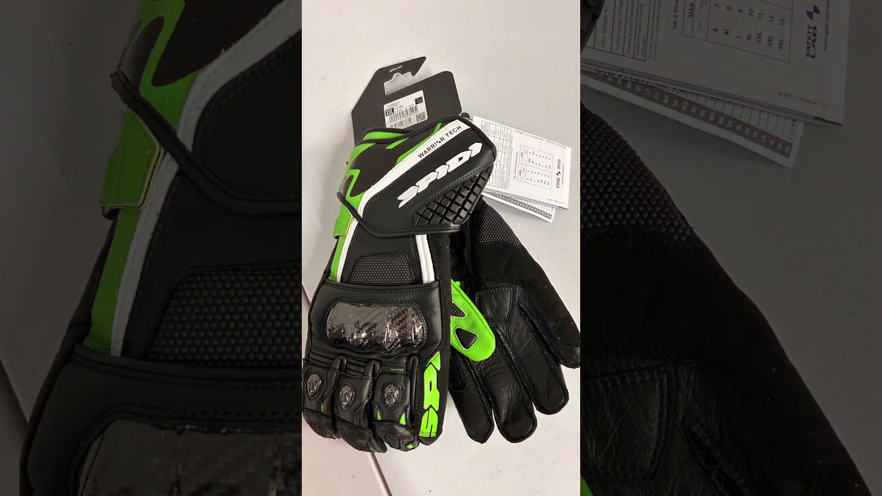 Spidi Gloves for Motorcycle riders in Kawasaki Green #bmw #kawasaki #spidi