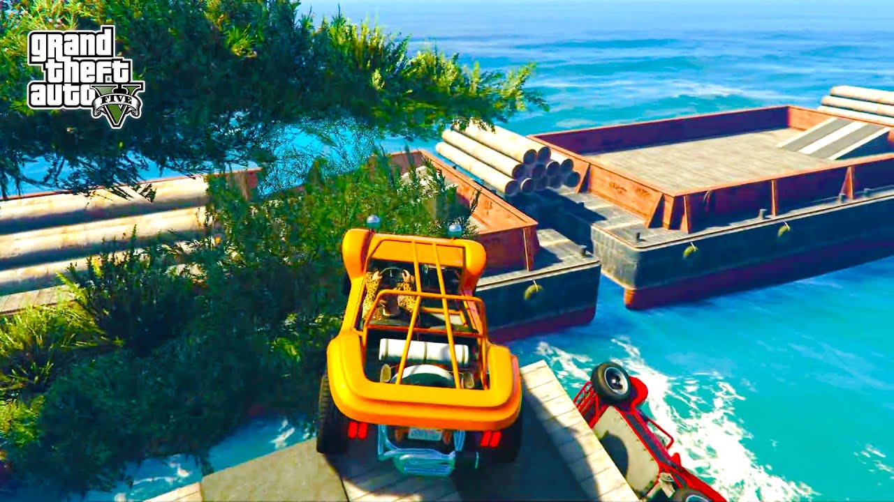 GTA 5 PS4 - INSANE GTA 5 STUNTS & JUMPS! Epic GTA 5 Races & Ramps Online Open Lobby! (Funny GTA 5)