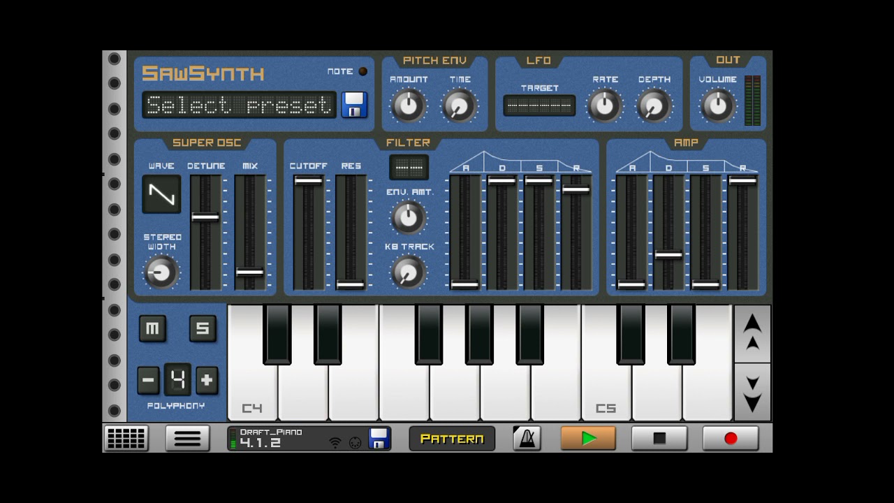 making a beat on caustic 3.