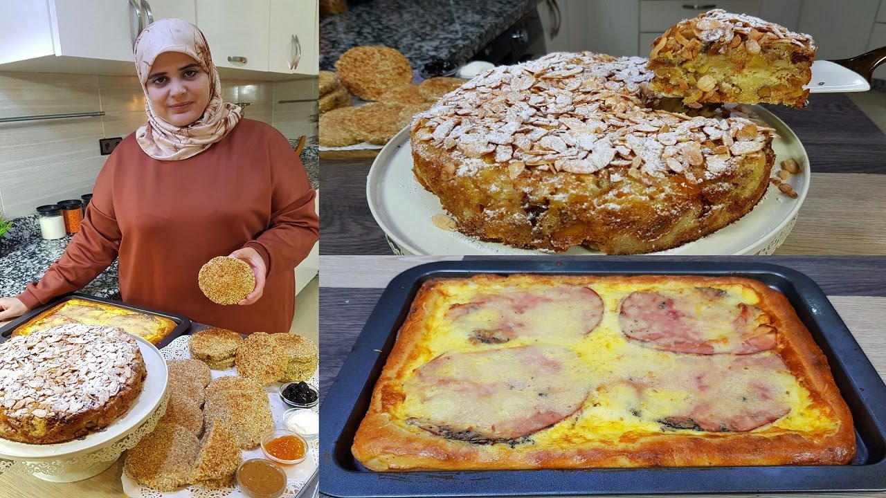 الكيكة العجيبة وحريشات بالشعير ديال هد البرد مع فطيرة البيض