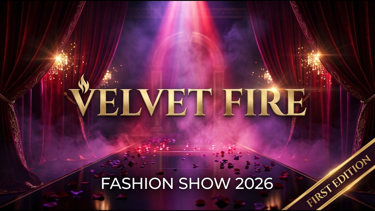 🔥 VELVET FIRE Fashion Show 2026 |  Idol Stage & Chic Collections | AI Fashion