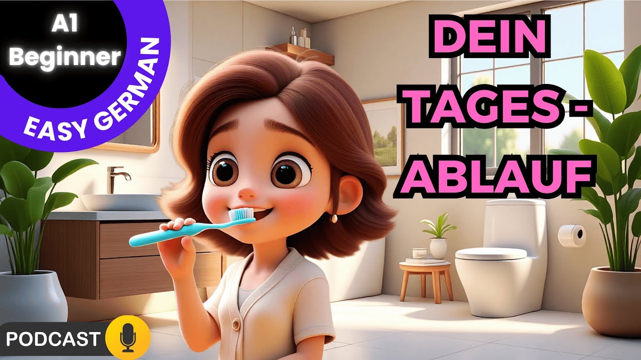 A1 Deutsch - Starte einfach in deinen Tag | Einfaches Deutsch für Anfänger