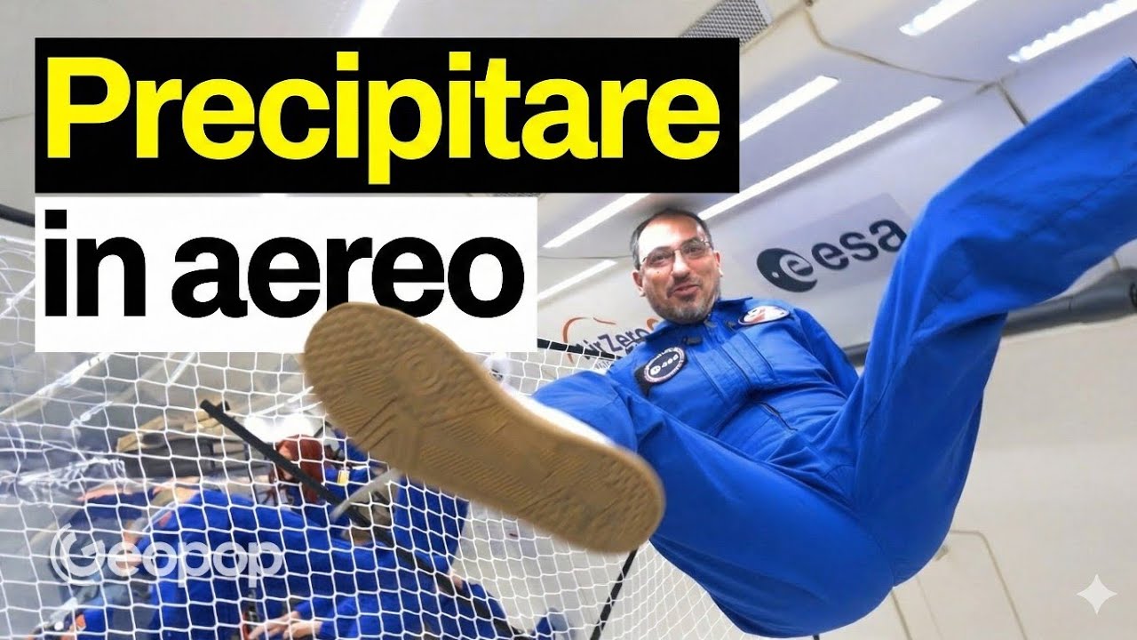 Precipitare in aereo 31 volte in un giorno - esperimento zero G con ESA 