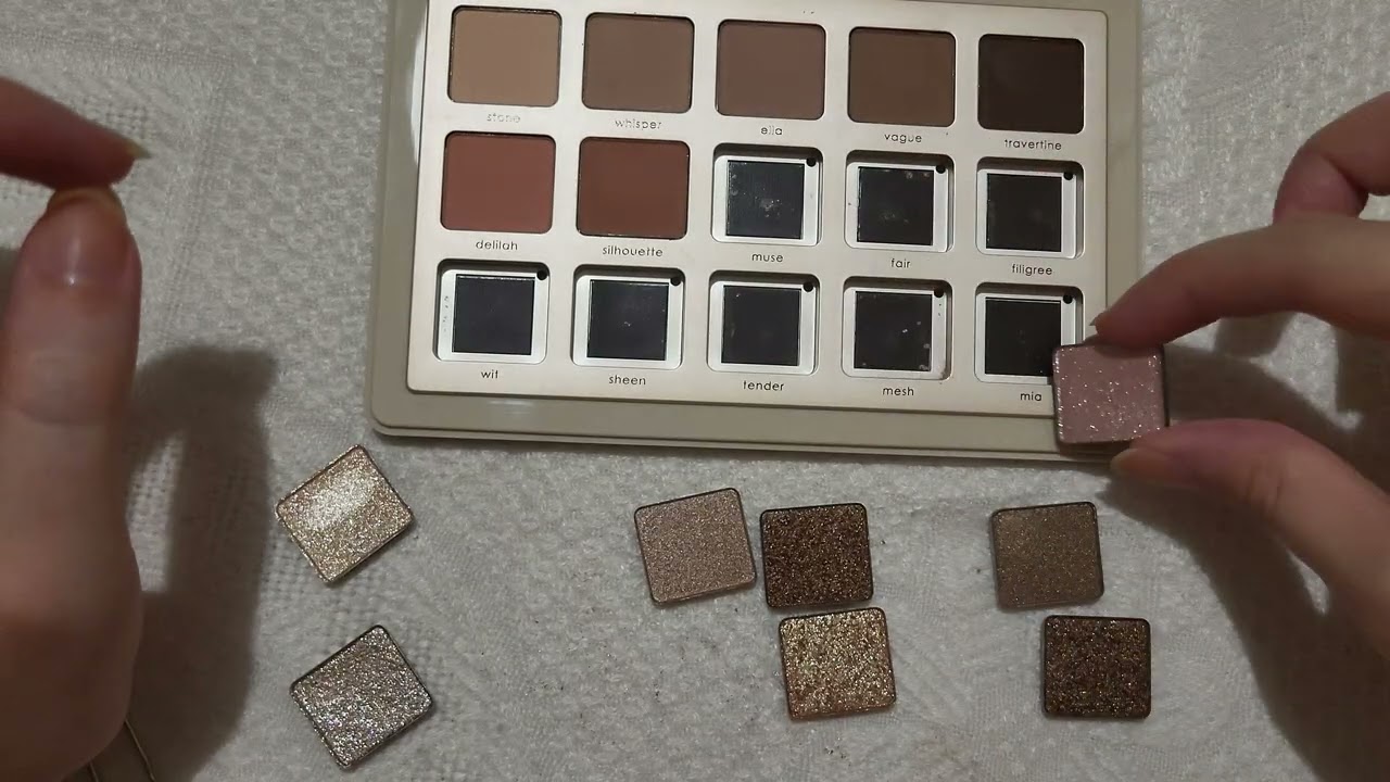 ПЕРЕСТАВЛЯЮ РЕФИЛЫ + Свотчи АСМР Natasha Denona I Need a Nude Шепот