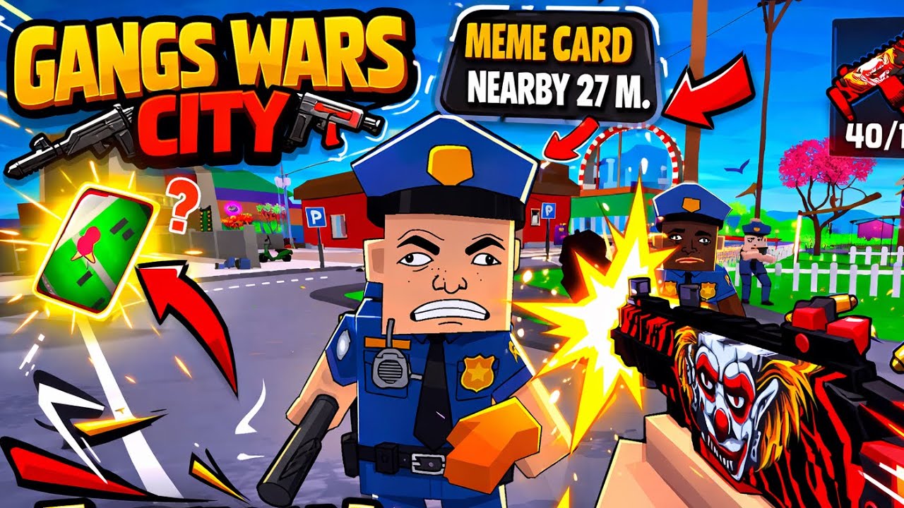 Gangs Wars City Gameplay | pixel shooter | New game | Gameplay Walkthrough