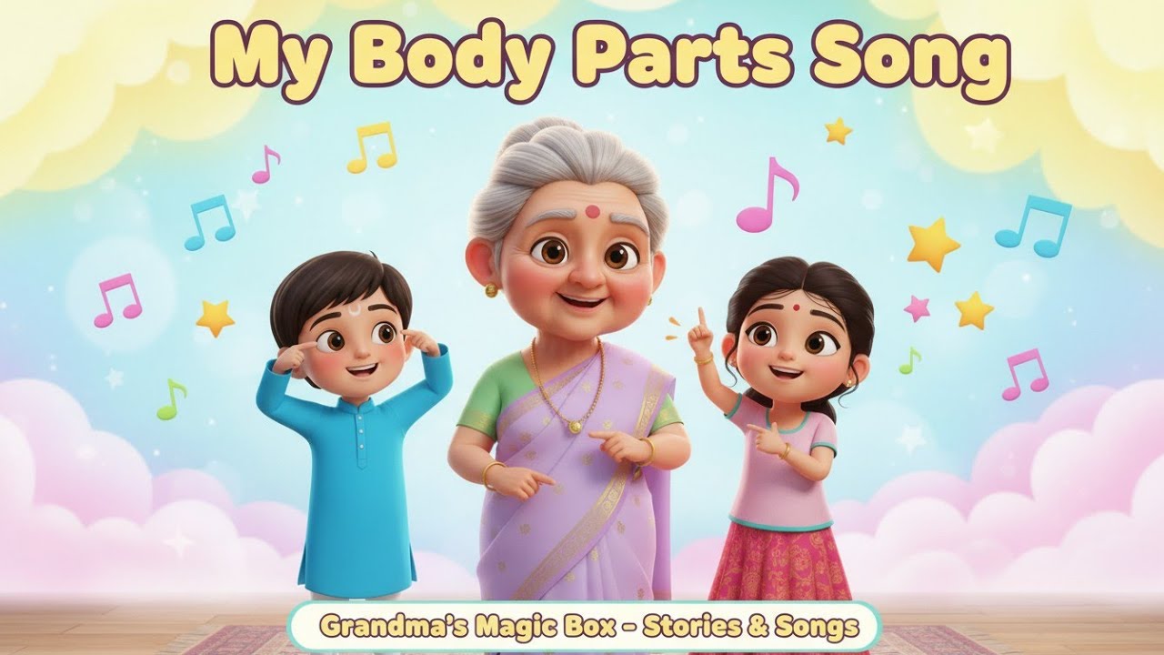 Body Parts Song in Tamil | உடல் உறுப்புகள் பாடல் | Kids Rhymes | Grandma's Magic Box