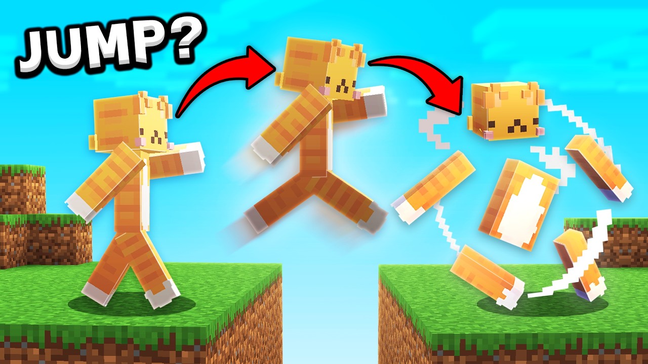 Minecraft, But Every Time I Jump, I Explode...
