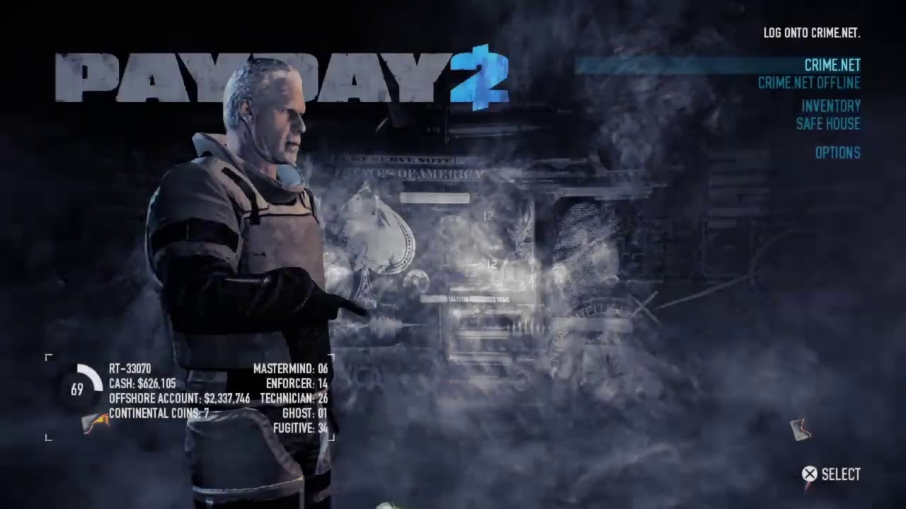 Payday 2 - 5 60 FPS test