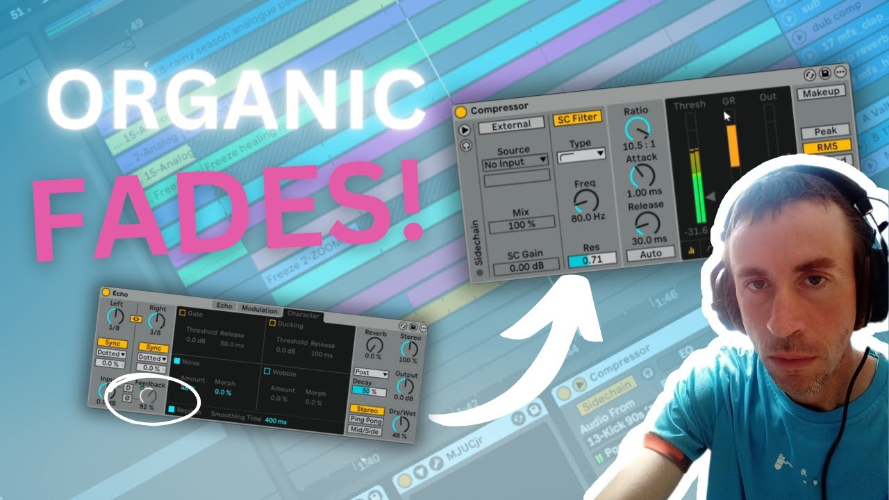 Ableton live tutorial - dub techno = arrangement