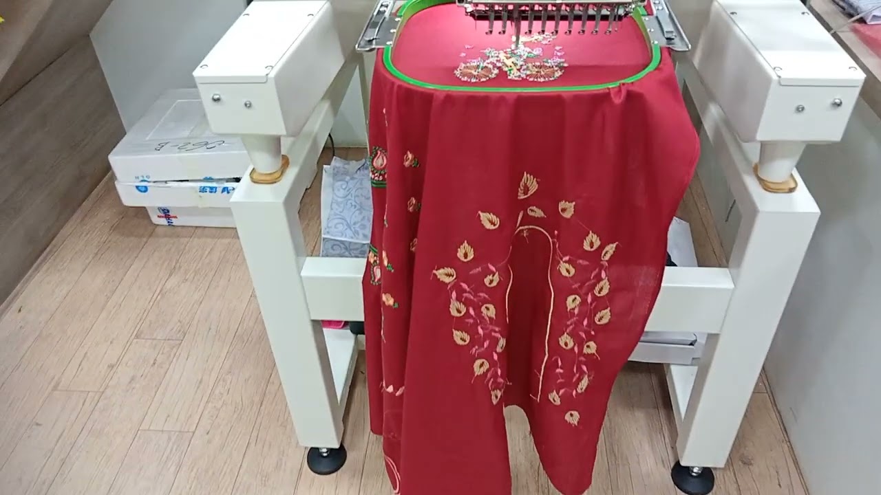 Unik embroidery machine complete time in new design ...