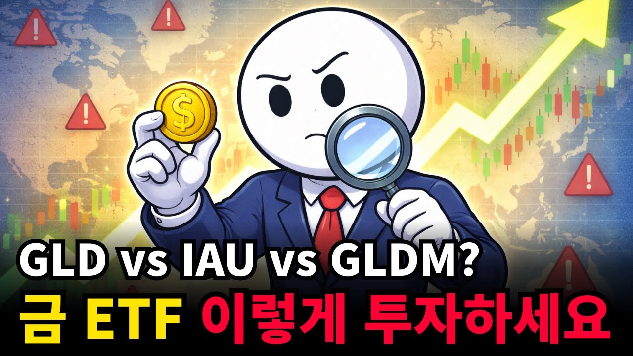 금은 이렇게 투자해야 합니다. 금 ETF 완전 비교 #GLD #IAU #GLDM