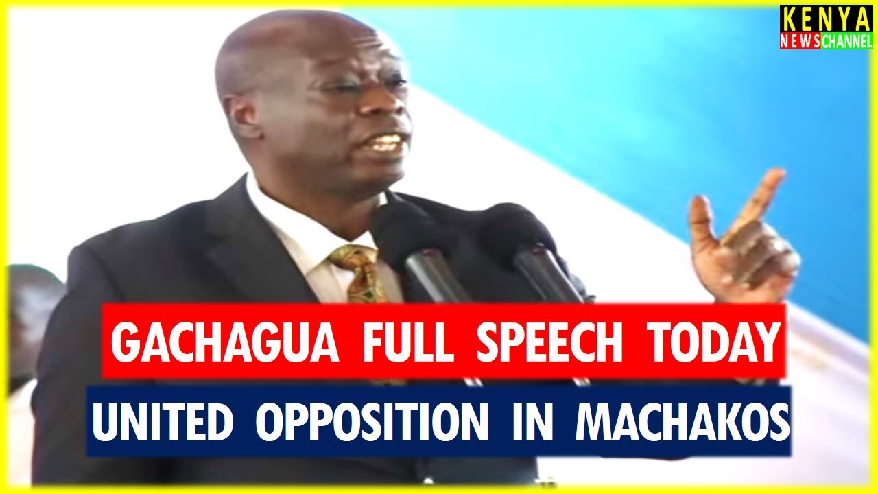 Gachagua EXPLOSIVE speech today after he was Teargassed in Kirinyaga from Machakos addressing Ruto
