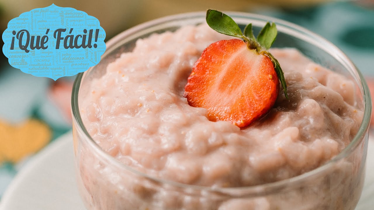 Arroz Con Leche De Fresa