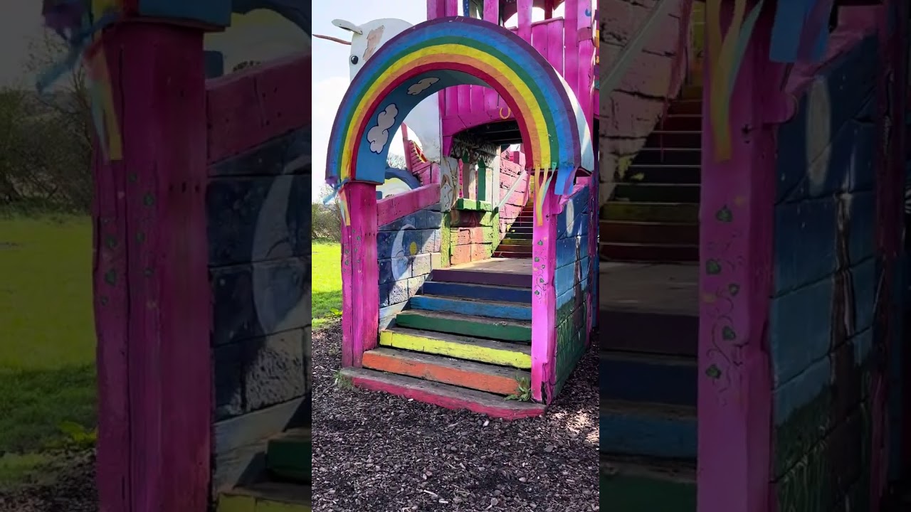 Glastonbury Kidzfield Pink Castle wander March 2024