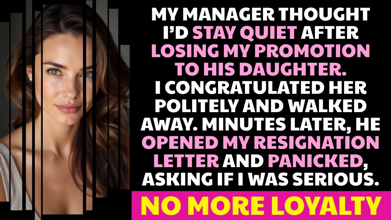 He Promoted His Daughter—Didn’t Expect Me to Quit