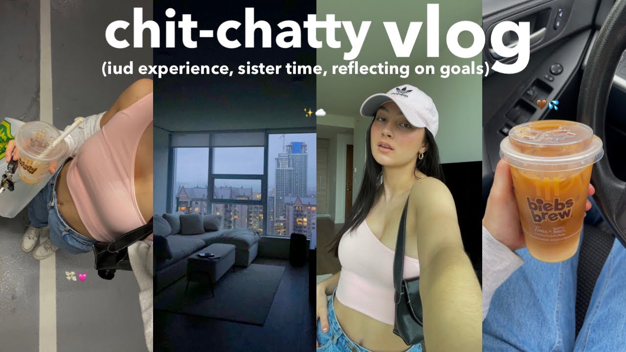 CHIT-CHATTY VLOG: my iud experience + trying biebs brew + home decor shopping + catch up with me🤎